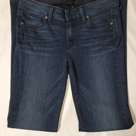 Paige Manhattan Mid Rise Slim Bootcut Jeans 28 - Picture 2 of 8